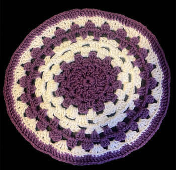 Purple Mandala Doily Stunning Table CenterpiecePurple Mandala DoilyAma Baah-KwablahMaame Ama’s Boutique