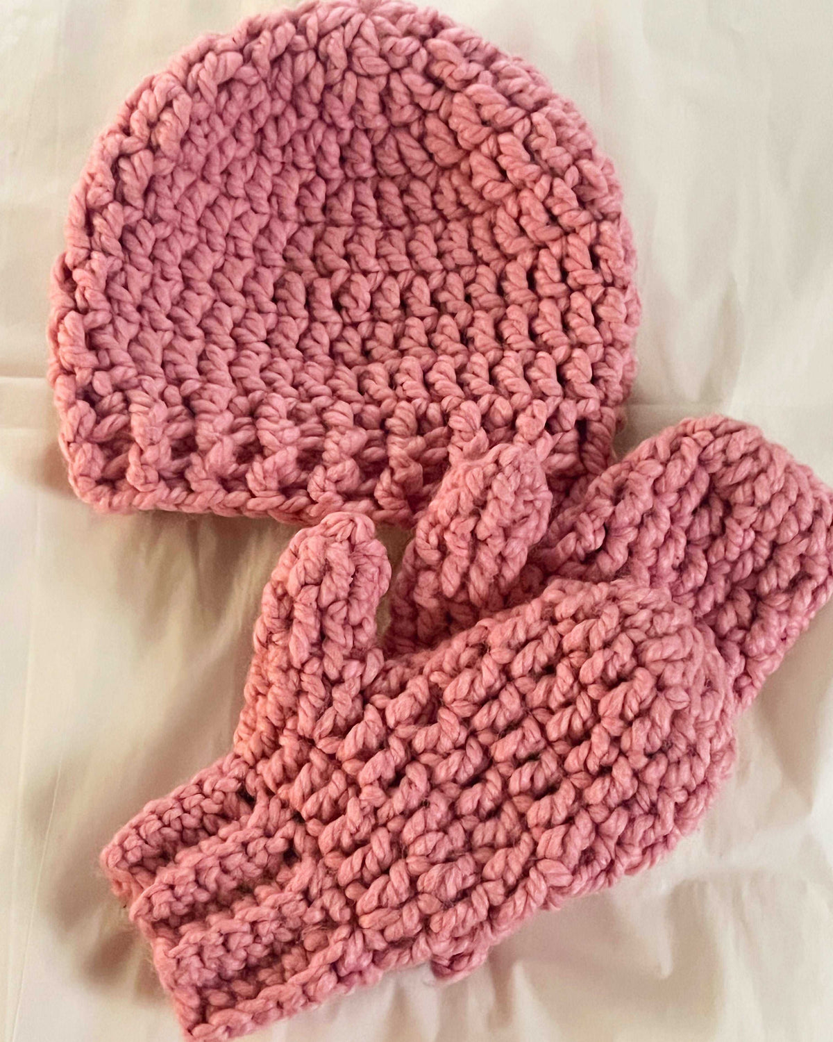 Beanie Set - Blossom Hat and Mitten